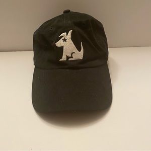 Sirius satellite radio dog logo hat, black, used in good condition